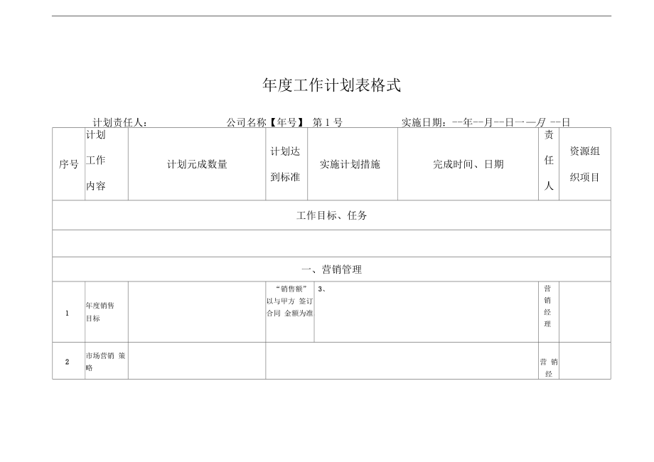 年度总结工作计划(年度总结与工作规划)